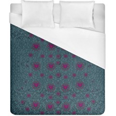 Lovely Ornate Hearts Of Love Duvet Cover (california King Size) by pepitasart