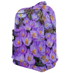 Signs Of Spring Purple Crocua Classic Backpack by Riverwoman