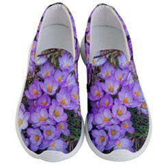 Signs Of Spring Purple Crocua Men s Lightweight Slip Ons by Riverwoman