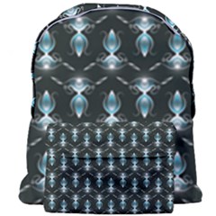 Seamless Pattern Background Black Giant Full Print Backpack