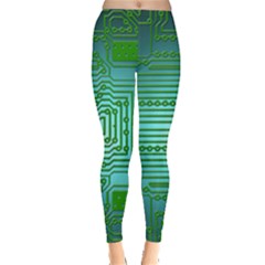 Board Conductors Circuits Leggings  by HermanTelo