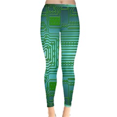 Board Conductors Circuits Inside Out Leggings by HermanTelo