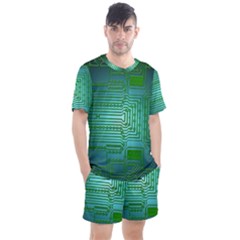 Board Conductors Circuits Men s Mesh Tee And Shorts Set