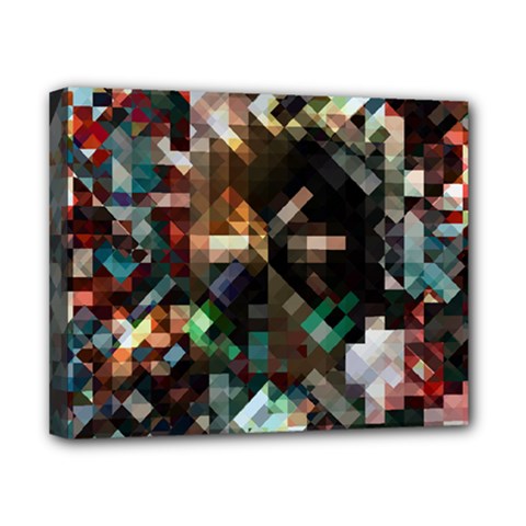 Abstract Texture Desktop Canvas 10  X 8  (stretched) by HermanTelo