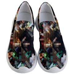 Abstract Texture Desktop Women s Lightweight Slip Ons by HermanTelo