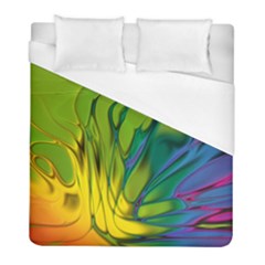 Abstract Pattern Lines Wave Duvet Cover (full/ Double Size)