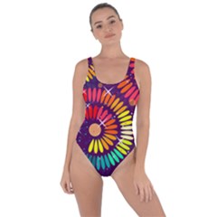 Abstract Background Spiral Colorful Bring Sexy Back Swimsuit