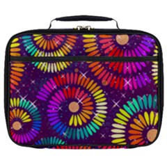 Abstract Background Spiral Colorful Full Print Lunch Bag by HermanTelo