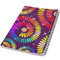 Abstract Background Spiral Colorful 5.5  x 8.5  Notebook View2