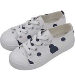 Apples Pears Continuous Kids  Low Top Canvas Sneakers