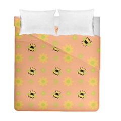 Bee Bug Nature Wallpaper Duvet Cover Double Side (full/ Double Size)