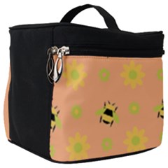 Bee Bug Nature Wallpaper Make Up Travel Bag (big) by HermanTelo