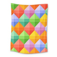 Background Colorful Geometric Triangle Rainbow Medium Tapestry