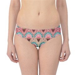 Background Floral Pattern Pink Hipster Bikini Bottoms