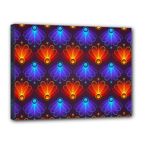 Background Colorful Abstract Canvas 16  X 12  (stretched) by HermanTelo