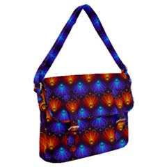 Background Colorful Abstract Buckle Messenger Bag