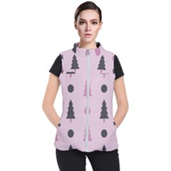 Christmas Tree Fir Den Women s Puffer Vest