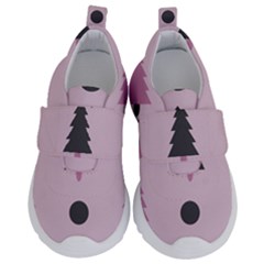 Christmas Tree Fir Den Kids  Velcro No Lace Shoes by HermanTelo