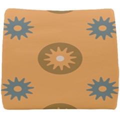 Flowers Screws Rounds Circle Seat Cushion by HermanTelo