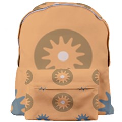 Flowers Screws Rounds Circle Giant Full Print Backpack by HermanTelo