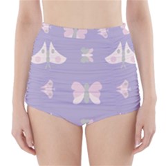 Butterfly Butterflies Merry Girls High-waisted Bikini Bottoms