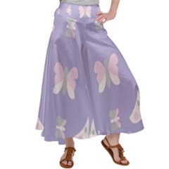 Butterfly Butterflies Merry Girls Satin Palazzo Pants by HermanTelo