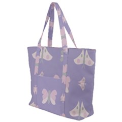 Butterfly Butterflies Merry Girls Zip Up Canvas Bag