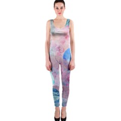 Abstract Clouds And Moon One Piece Catsuit by charliecreates