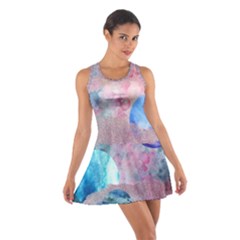 Abstract Clouds And Moon Cotton Racerback Dress by charliecreates