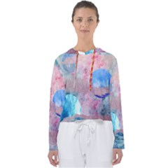 Abstract Clouds And Moon Women s Slouchy Sweat