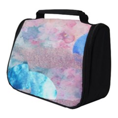 Abstract Clouds And Moon Full Print Travel Pouch (small) by charliecreates