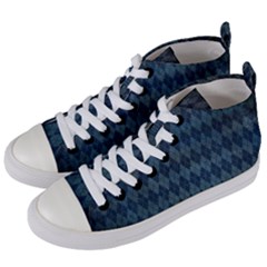 Try One More Time - Women s Mid-top Canvas Sneakers by WensdaiAmbrose