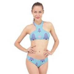 Christmas Bauble High Neck Bikini Set by HermanTelo