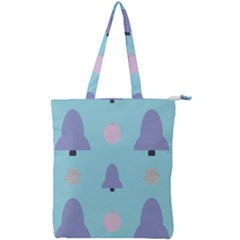 Christmas Bauble Double Zip Up Tote Bag