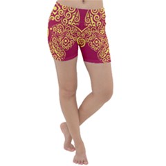 Butterfly Insect Bug Decoration Lightweight Velour Yoga Shorts