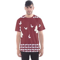 Heart Love Butterflies Animal Men s Sports Mesh Tee