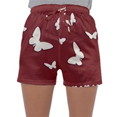 Heart Love Butterflies Animal Sleepwear Shorts