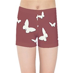 Heart Love Butterflies Animal Kids  Sports Shorts by HermanTelo