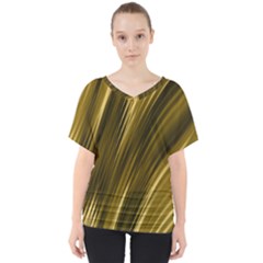 Creative Original Intention V-neck Dolman Drape Top by HermanTelo