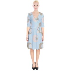 Moon Star Air Heaven Wrap Up Cocktail Dress