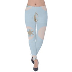 Moon Star Air Heaven Velvet Leggings by HermanTelo