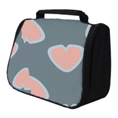 Hearts Love Blue Pink Green Full Print Travel Pouch (small) by HermanTelo