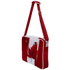 Canada Flag Cross Body Office Bag by CanadaSouvenirs