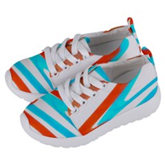 Abstract Colors Print Design Kids  Lightweight Sports Shoes by dflcprintsclothing