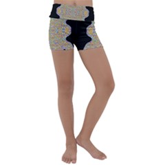 Pearls As Candy Kids  Lightweight Velour Yoga Shorts by pepitasart