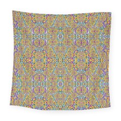 Pearls As Candy And Flowers Square Tapestry (large) by pepitasart