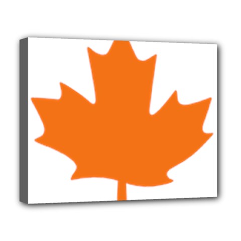 Logo Of New Democratic Party Of Canada Deluxe Canvas 20  X 16  (stretched) by abbeyz71