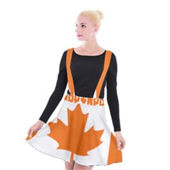 Logo Of New Democratic Party Of Canada Suspender Skater Skirt by abbeyz71