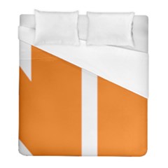 Logo Of New Democratic Party Of Canada Duvet Cover (full/ Double Size) by abbeyz71