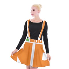 Logo Of New Democratic Party Of Canada Suspender Skater Skirt by abbeyz71